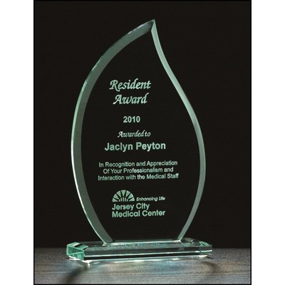 Flame Series Glass Award (4.25"x 7.5")