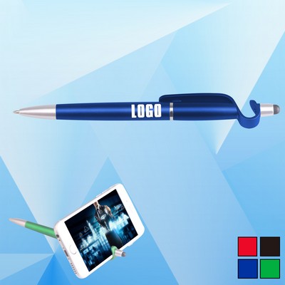 Stylus Ballpoint Pen with Phone Holder