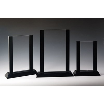 Vertical Panel Optical Crystal Award 9"H