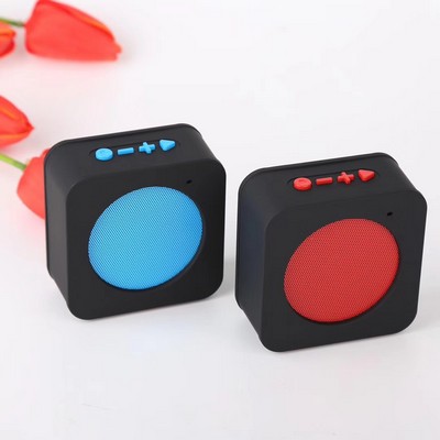 Square Mini Cloth Speaker w/USB Port