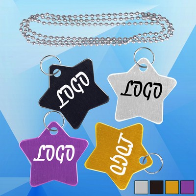 Star Shaped Dog Tag