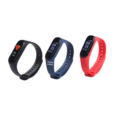 LED Screen Smart Bracelet Heart Rate Tracker Sports Watch