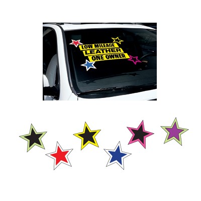 Windshield Star Decal (Set of 12)