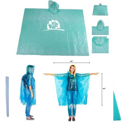 Disposable Rain Poncho