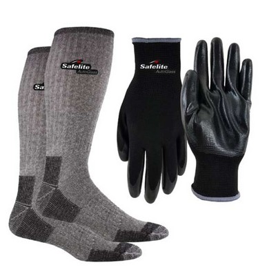 Warehouse-Logistics Combo w/Boot Socks & Nitrile Gloves