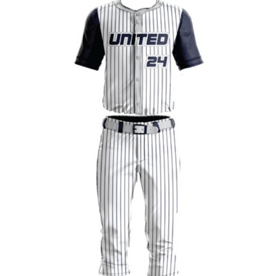 Sublimated Elite 2 Button Baseball Jersey