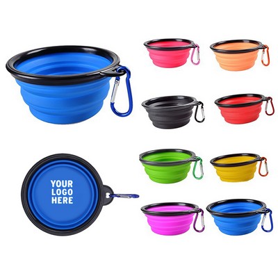 Collapsible Pet Bowl With Carabiner