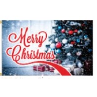 Merry Christmas Boutique Flag (3'x5')