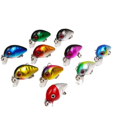 Plastic Ultra Light Mini Fishing Lure With Hook - 3 Cm Long