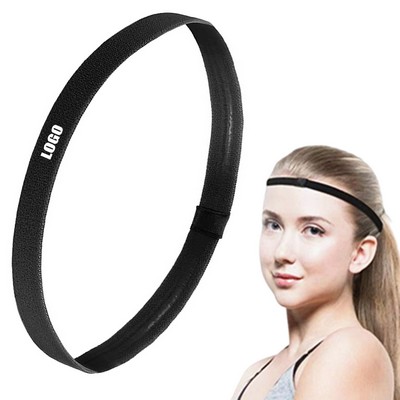 Slim Anti-Skid Elastic Sport Headband Sweatband