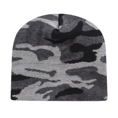 Cap America® USA Made Urban Camo Beanie (Blank)