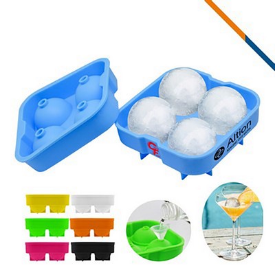 Silicone Four Ice Ball Mold