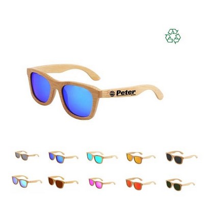 Polarized Bamboo Wood Sunglasses