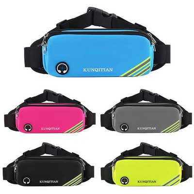 Reflective Elastic Running Waist Bag