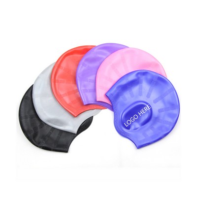 Long Hair Silicone Swim Cap