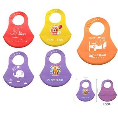 Waterproof Silicone Infant Baby Bibs