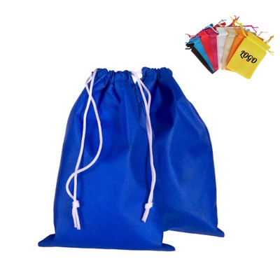 Non Woven Dustproof Drawstring Shoe Bag