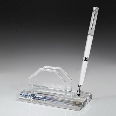 Ballpoint pen, Pen set, Desktop,Award- Awards, Trophy,Business card holder Pen Set w/ White Pen