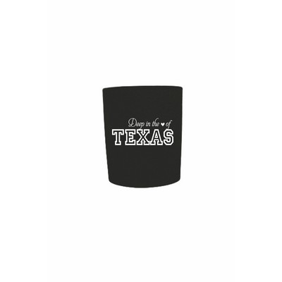 Black Foam Round Can Cooler