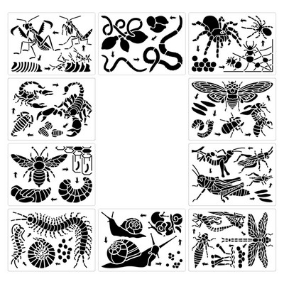 Insects Template for Painting