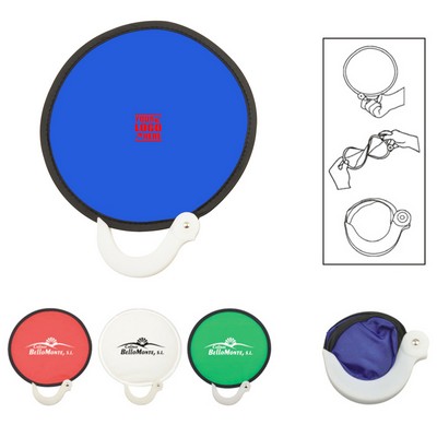 Custom Collapsible Promotional Foldable Nylon Fan