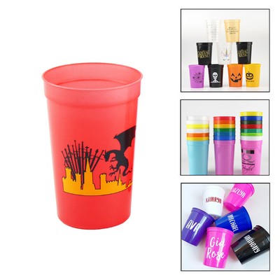 22 Oz Smooth Wall Plastic Stadium Cup