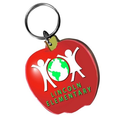 Apple Shaped Keychain