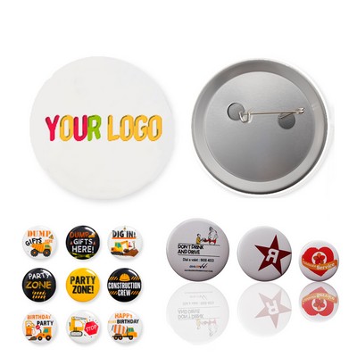 Round Shape Tin Badges