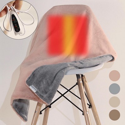 Electric Heated Reversible Blanket Wrap Shawl