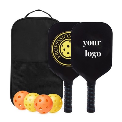 Pickleball Paddle Set With Carrying Bag