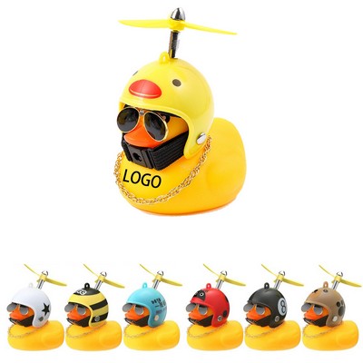 Broken Wind Little Yellow Duck Car Ornaments