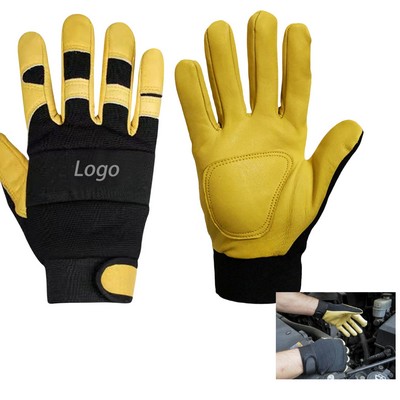 Premium Cowhide Mechanic Gloves