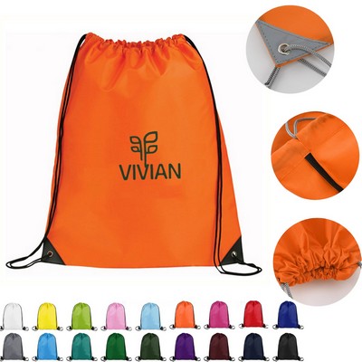 Polyester Drawstring Sport Backpacks