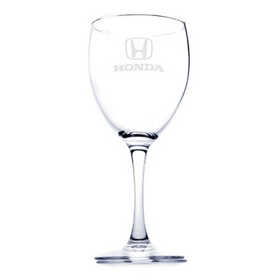 10 Oz. Deep Etch Wine Glass (Set Of 2)