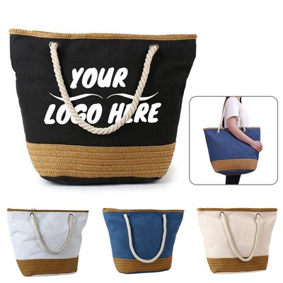 Canvas Cotton Boat Tote Bag