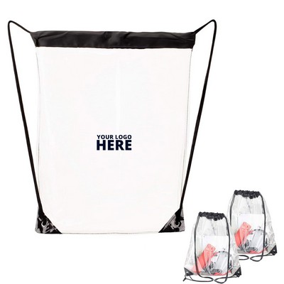 Clear Drawstring Bag