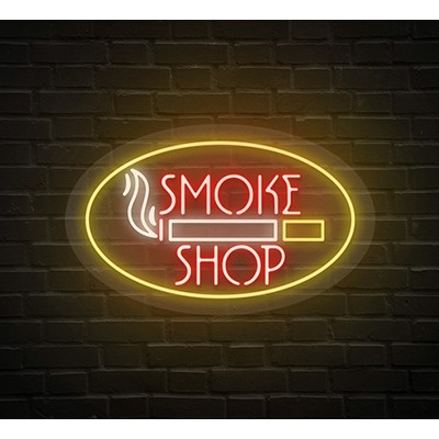 Smoke Shop Led Sign (50 " x 29 ")