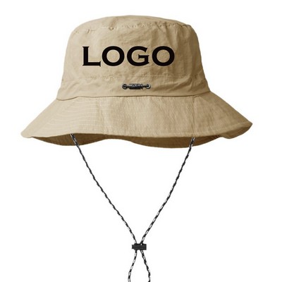 Wide Brim Sun Bucket Hat