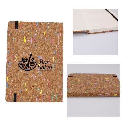 A5 Cork Wood Cover Notebook