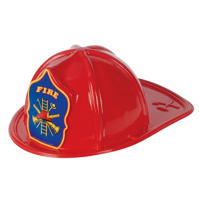 Children Kids PVC Firefighter Helmet Hat