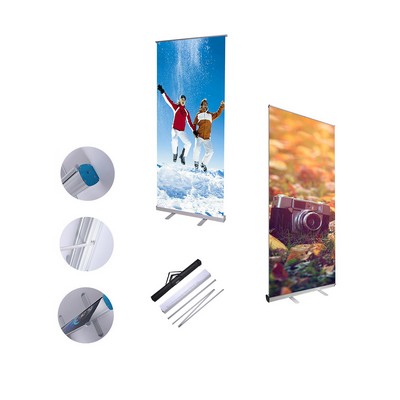 Retractable Banner Stand 33" x 79" Customizable