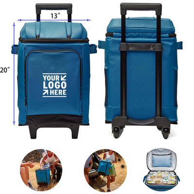 Leak Proof Wheeled 42 Can Coolers for Beach Pool Sports Camping Tailgating Boat