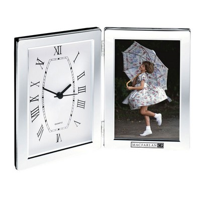 Jadis I Desk Clock & Photo Frame