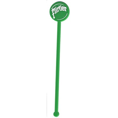 6" Long Flat Muddler Stirrer W/ 1 Color Imprint