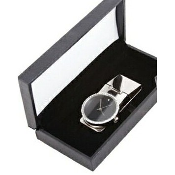 Swarovski Crystal Watch Money Clip (Round Face)