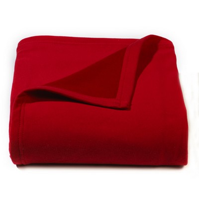 Red Sweatshirt Jersey Fleece Blanket