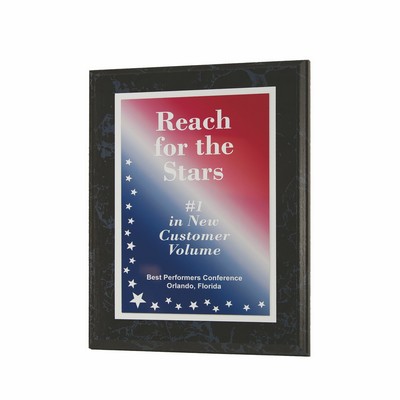 Faux Marble Direct Plaque (9"x12")