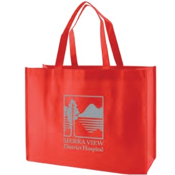 White Non-Woven Tote Bag (16"x6"x12"/28" Handle)