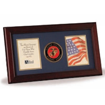 Coast Guard Dual Picture Frame (8"x16")