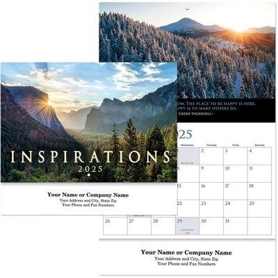 Inspirations Stapled Wall Calendar